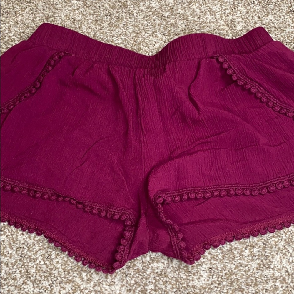 EUC: PacSun Shortie with Scalloped Draping - Picture 4 of 6